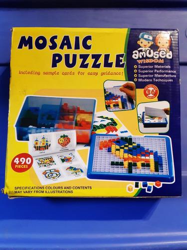 Yh Juego De Mesa Mosaic Puzzle Mosaicos 490 Pzas Seminuevo