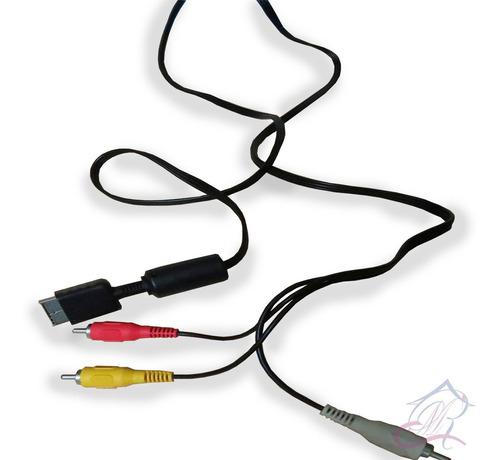 Cable Adaptador Audio Video Consola Sony Ps2-3/ Avps-3rca