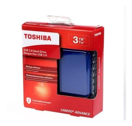 Disco Duro Portátil Toshiba Canvas 3 Terabite