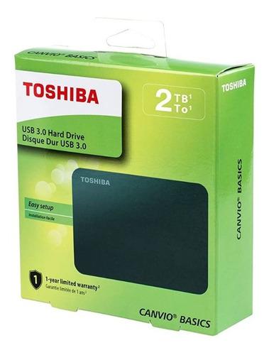 Disco Duro Pórtatil Toshiba Canvio Basics - Externo - 2tb