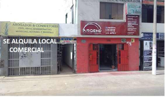 Se alquila local comercial en Lima