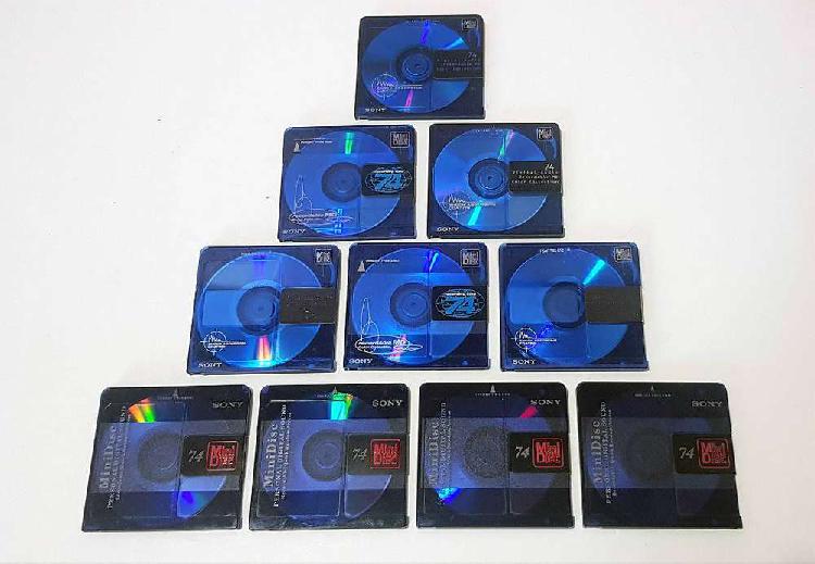Discos Minidisc Sony 74min Paquete de 10 unidades de 74min -