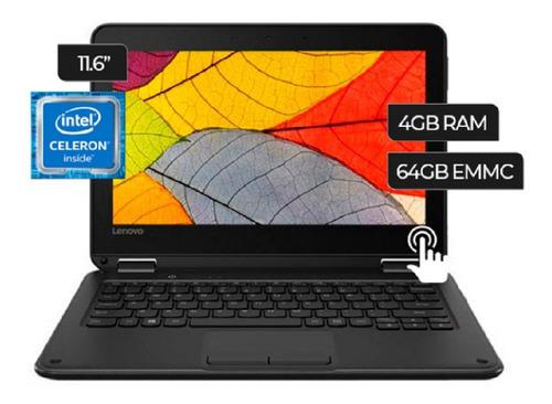 Laptop Lenovo 300e Winbook 2 En 1 Intel Celeron 64gb 4gb