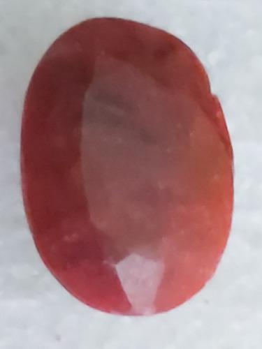 Piedra Rubí Rojo Opaco Africano Sangre Natural 11.0 Ct.