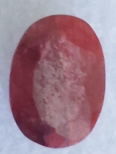 Piedra Rubí Rojo Opaco Africano Sangre Natural 7.0 Ct. N33b