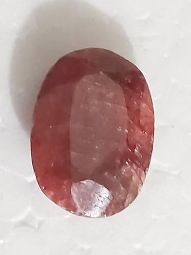 Piedra Rubí Rojo Opaco Africano Sangre Natural 9ct. N36b
