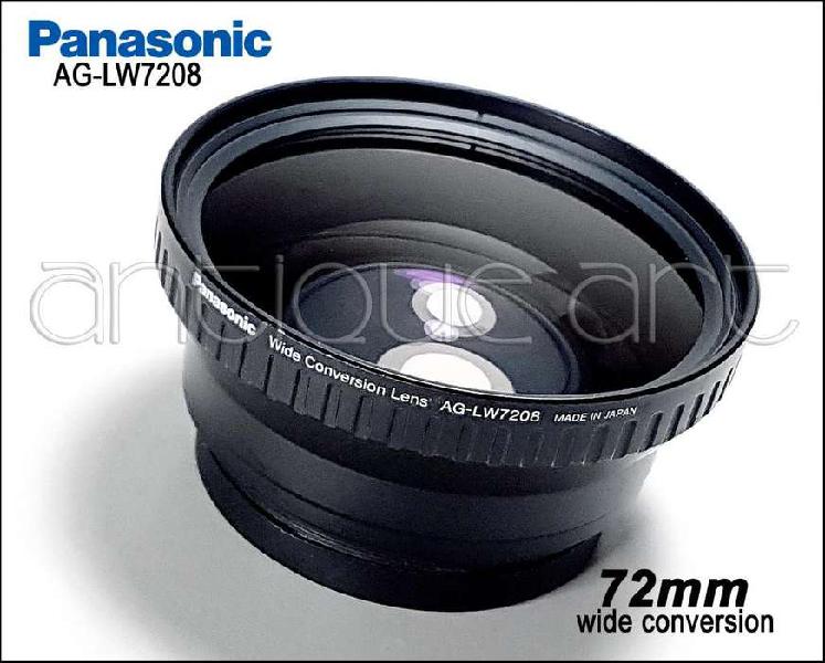 A64 Lente Panasonic Ø72 Wide Conversion Ag-lw7208 Pro Video