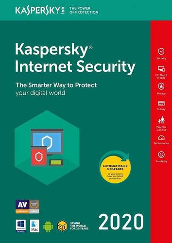 Antivirus Kaspersky Internet Security Licencia 1 Año