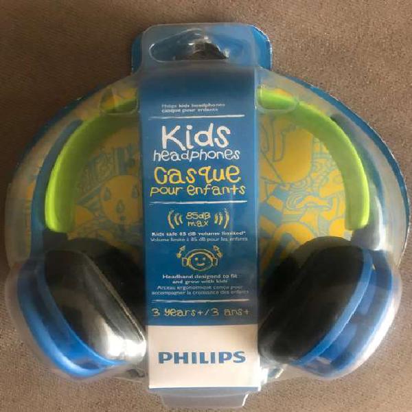 Audifonos Dj Stereo Philips Shk2000 Azul Para Niños Nuevo