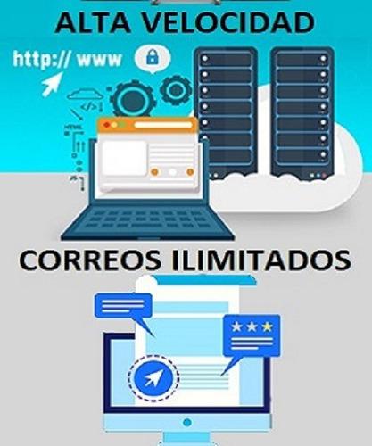 Hosting 1 Gb + Dominio + Correos Ilimitados