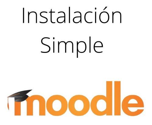 Instalación Simple Aula Virtual Con Moodle. Clases En