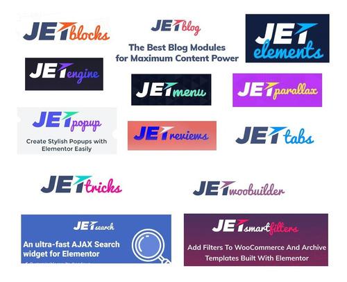 Jet Plugins Para Elementor (wordpress) 13 Plugins