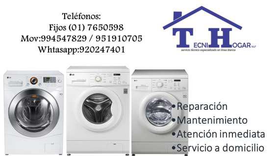 Lg servicio técnico reparación de lavadoras y secadoras en