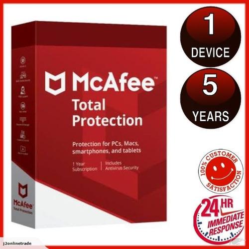 Mcafee Total Antivirus 2020 1 Dispositivo X 5 Años + Bono