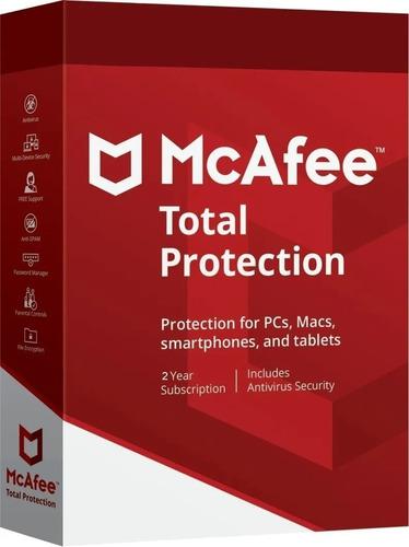 Mcafee Total Protection 1 Equipo Por 2 Años Precio Limitado