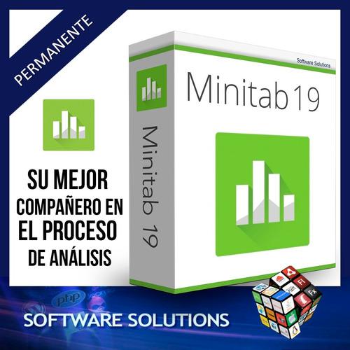 Minitab 19 Español E Ingles - Analisis Estadistico Completo