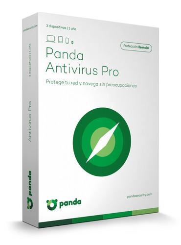 Panda Antivirus Pro 3pc 1 Año Licencia Original