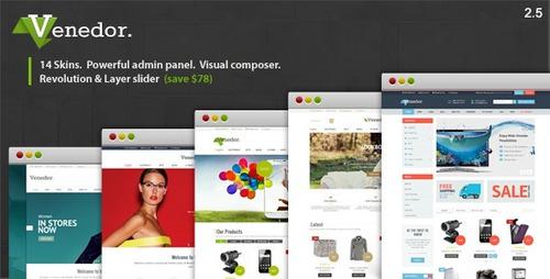 Plantilla Wordpress Premium Venedor + Woocommerce