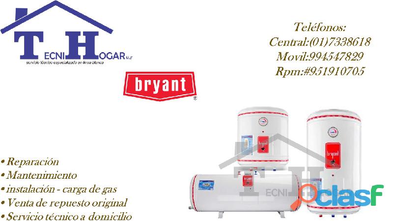 Servicio de termas eléctricas BRYANT 7650598