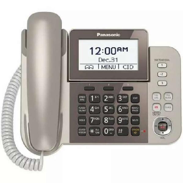 TELÉFONO PANASONIC KX-TGF352N CON CONTESTADORA TELÉFONICA,