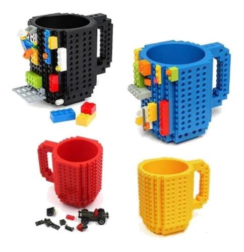 Taza Lego, Incluye Piezas Para Armar. Variedad De Colores