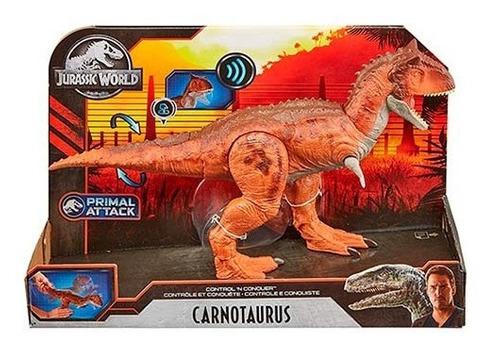 Carnotaurus Jurassic World Attack Con Sonidos - Mattel