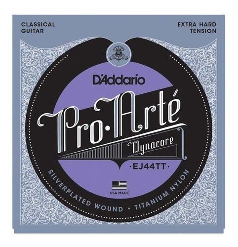Daddario Ej44tt Dynacore Titanium/extrahard/cuerdas Guitarra