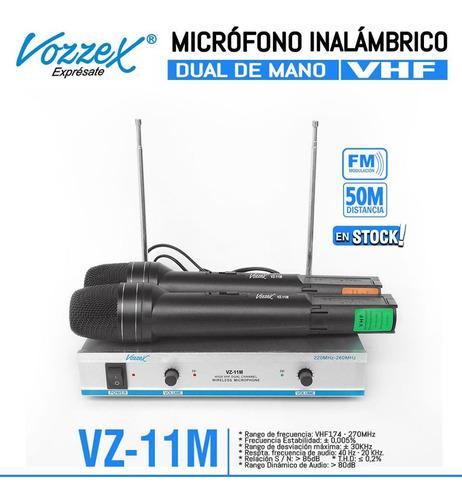 Excelentes Microfonos Inalambricos Vozzex Modelo Vz-11m