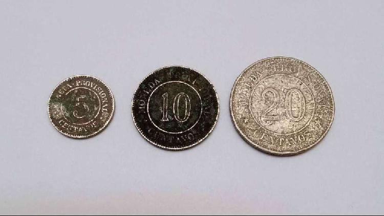 Peru Monedas Provisionales, Guerra con Chile