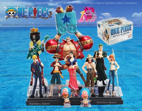 Set One Piece Luffy Zoro 10 Unidades Pvc Original Stock