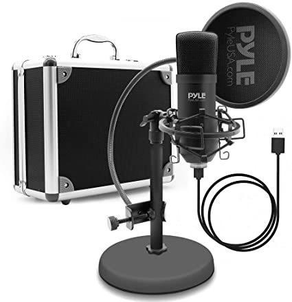 Usb Microphone Podcast Recording Kit - Audio Cardioid Conden