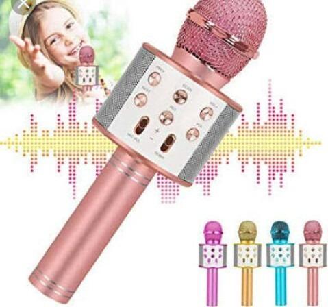 Micrófono Con Parlante Bluetooth Karaoke Usb