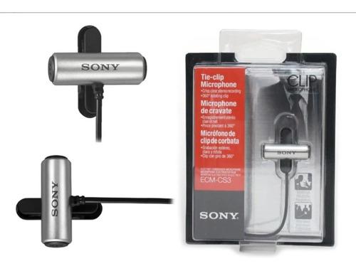 Micrófono Lavalier Sony Ecm-cs3 Omnidireccional Nuevo