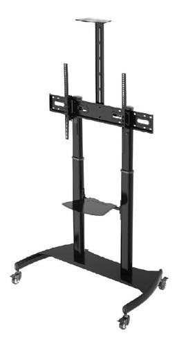 Pedestal Para Tv Monitor 65 Hasta 100 PuLG - Con Rueda 100kg