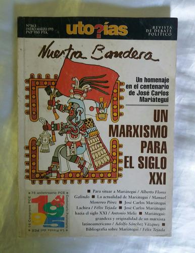 Revista Utopias Nuestra Bandera Jose Carlos Mariategui 1995