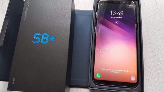 Samsung Galaxy S8+ S8 4g 64gb 6.2' Negro desbloqueado en