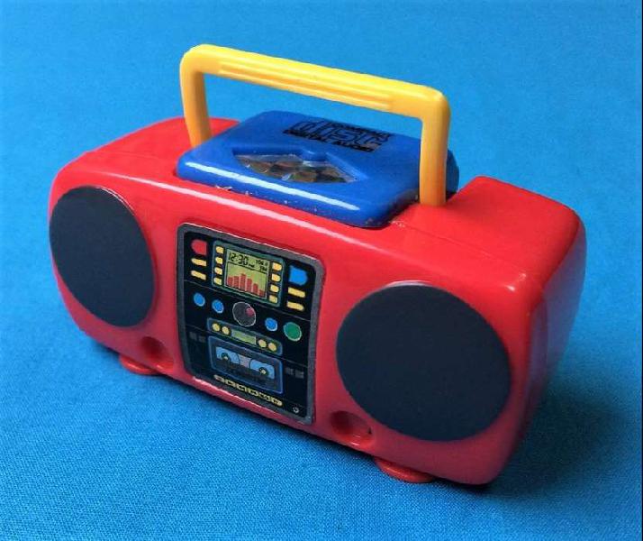 Antiguo Tajador Modelo Equipo Radio CD Cassette Miniatura de