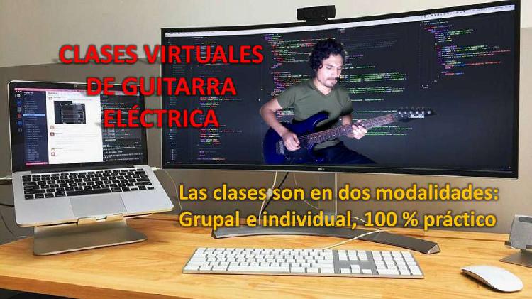 Clases virtuales de Guitarra Eléctrica