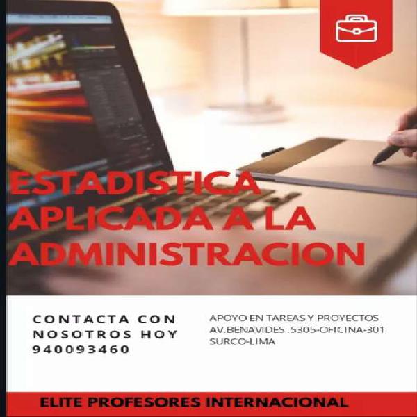 Estadistica a la administracion