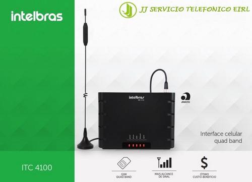 Intelbras Perú - Base Celular Gsm - Itc 4100 - ¡nuevo!