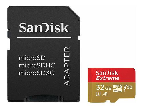 Memoria Micro Sd Sandisk Extreme 32 Gb A1 V30 100mb/s