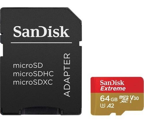 Micro Sd Sandisk Extreme 64gb A2 4k 160mb Original Gopro