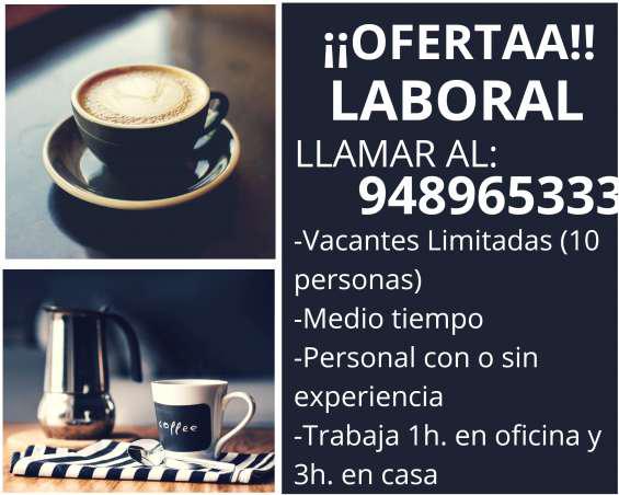 Oferta laboral en Cajamarca