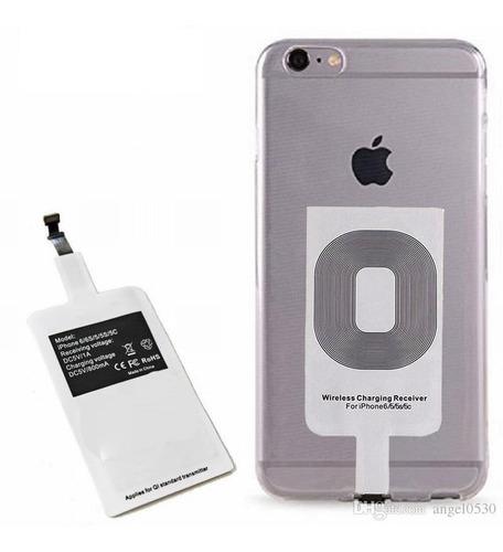 Receptor Adaptador Carga Inalambrica Qi iPhone 5 Se 6 6+ 7