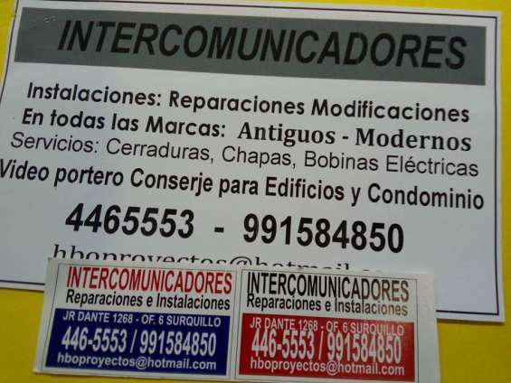 Intercomunicadores commax 991584850 en Lima