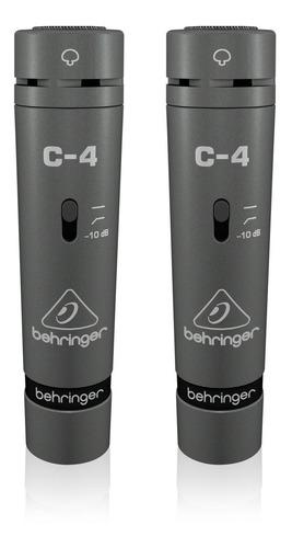 Nuevo. 2 Micrófonos De Condensador, Behringer C4.