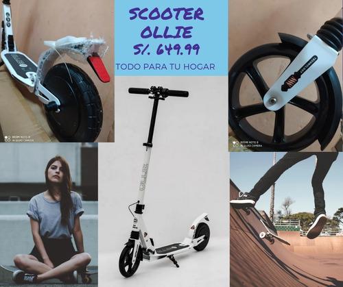 Scooter Eléctrico Ollie Para Adolescentes Y Adultos.