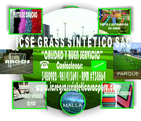 instalación de grass sintético a nivel... en Tacna