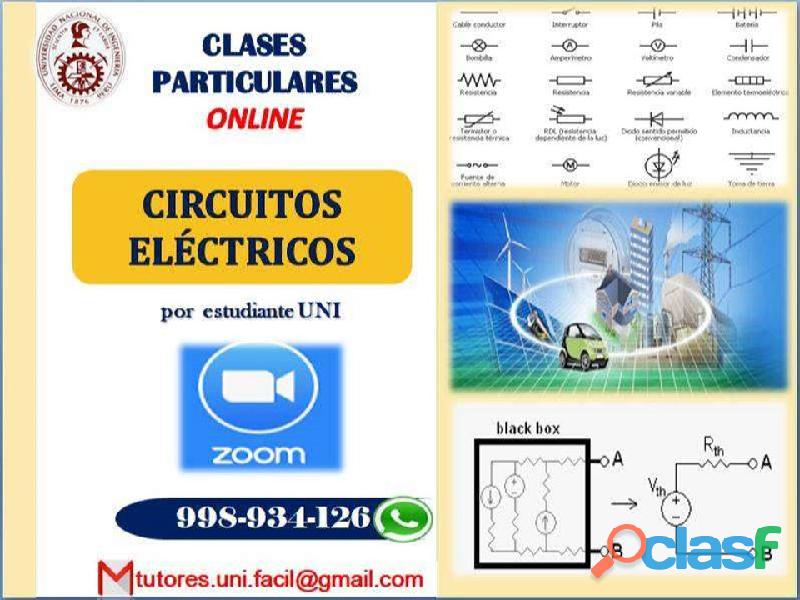 Clases de circuitos eléctricos y maquinas eléctricas