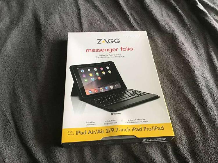 ZAGG teclado nuevo para Ipad Air 2 / Ipad 9.7 (2018). Se